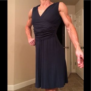 SALE !! Theory Faux Wrap Knit Dress